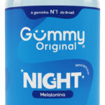Gummy Night 0,21 Mg Melatonina Suplemento Alimentar Em Pastilha Goma Sabor Framboesa 30 Un