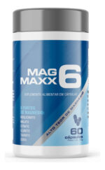Mag Max 6 Alto Teor De Magnésio 6 Tipos De Magnésio 60 Caps