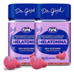 Kit Melatonina Em Gummys Sabor Morango Fini Dr.good 0.21mg - 2 Un