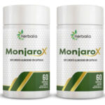 Kit 2 Monjarox 60 Cápsulas Emagrecedor Quitosana Saciedade