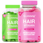 Gummy Hair Vitamina Suplemento Alimentar Pack Maça Verde + Gummy Tutti Frutti 360g Cabelos Unhas
