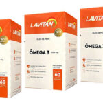 Lavitan Ômega 3 1000mg 60 Caps Kit Para 3 Meses (3 Caixas) Sabor Sem Sabor