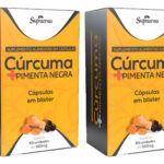 Kit 2 Unidades Curcuma + Pimenta Negra 60 Caps 550mg