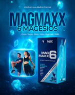 Mag Max 6 Alto Teor De Magnésio 6 Tipos De Magnésio 60 Caps - Imagem 2