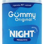 Gummy Night Melatonina Suplemento Alimentar Em Pastilha Goma Sabor Framboesa 30 Unidades