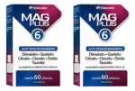 Kit 2 Mag Plus 6 Alto Teor De Magnésio 60 Cápsulas -herbamed