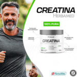 Kit 2 Creatina 100% Pura 300g Monohidratada Herbamed + Força - Imagem 2