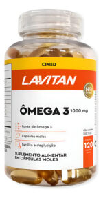 Ômega 3 Lavitan Cimed 120 Cápsulas 1000 Mg